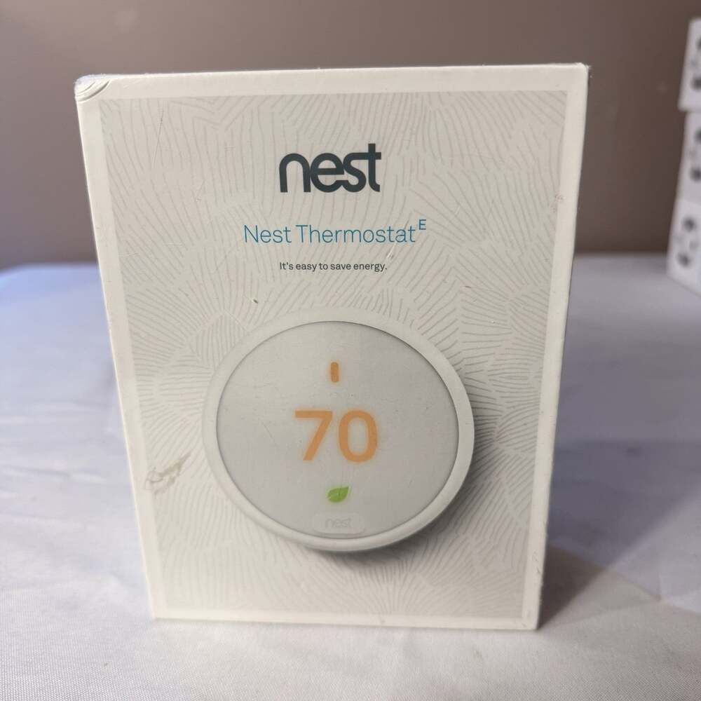 Nest Thermostat E Programmable Smart Thermostat - White (T4000ES)